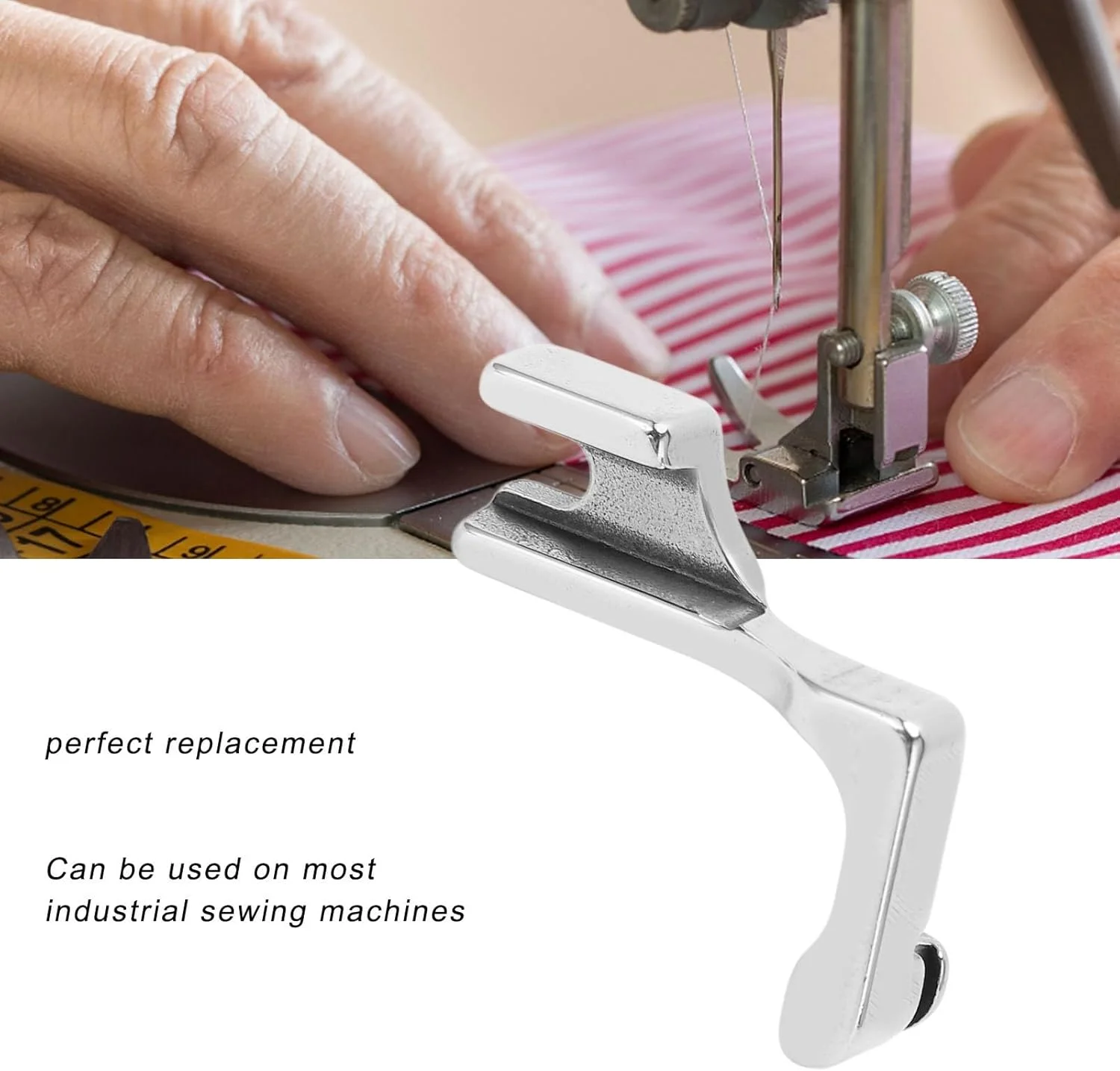 پایه فشاری فولاد ضد زنگ، پایه فشاری خیاطی ساده و کاربردی، کارکرد آسان، مقاوم در برابر سایش برای چرخ خیاطی صنعتی