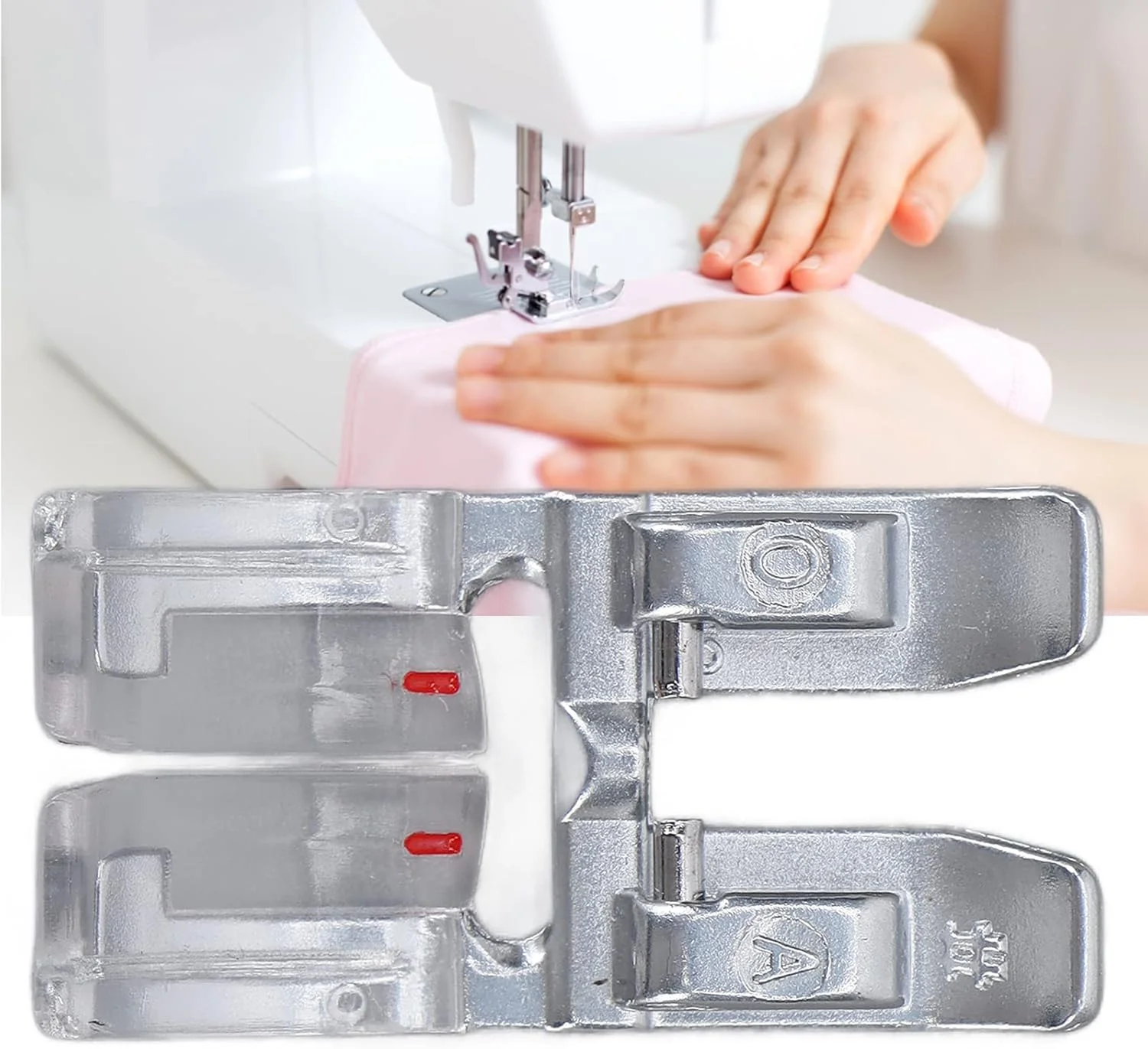 پایه چرخ خیاطی استاندارد استیل ضد زنگ، پایه فشاری جایگزین برای تکه دوزی و چهل تکه دوزی