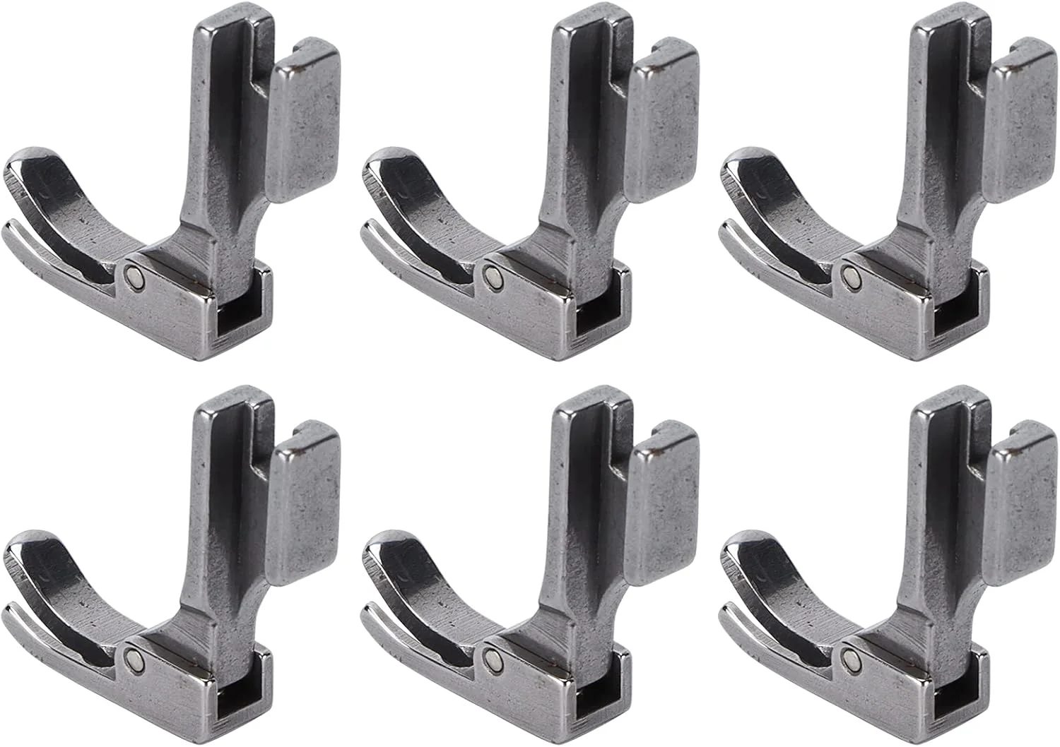 پایه زیپ دوزی GAESHOW، بسته 6 عددی، استیل ضد زنگ، مناسب برای چرخ خیاطی های صنعتی