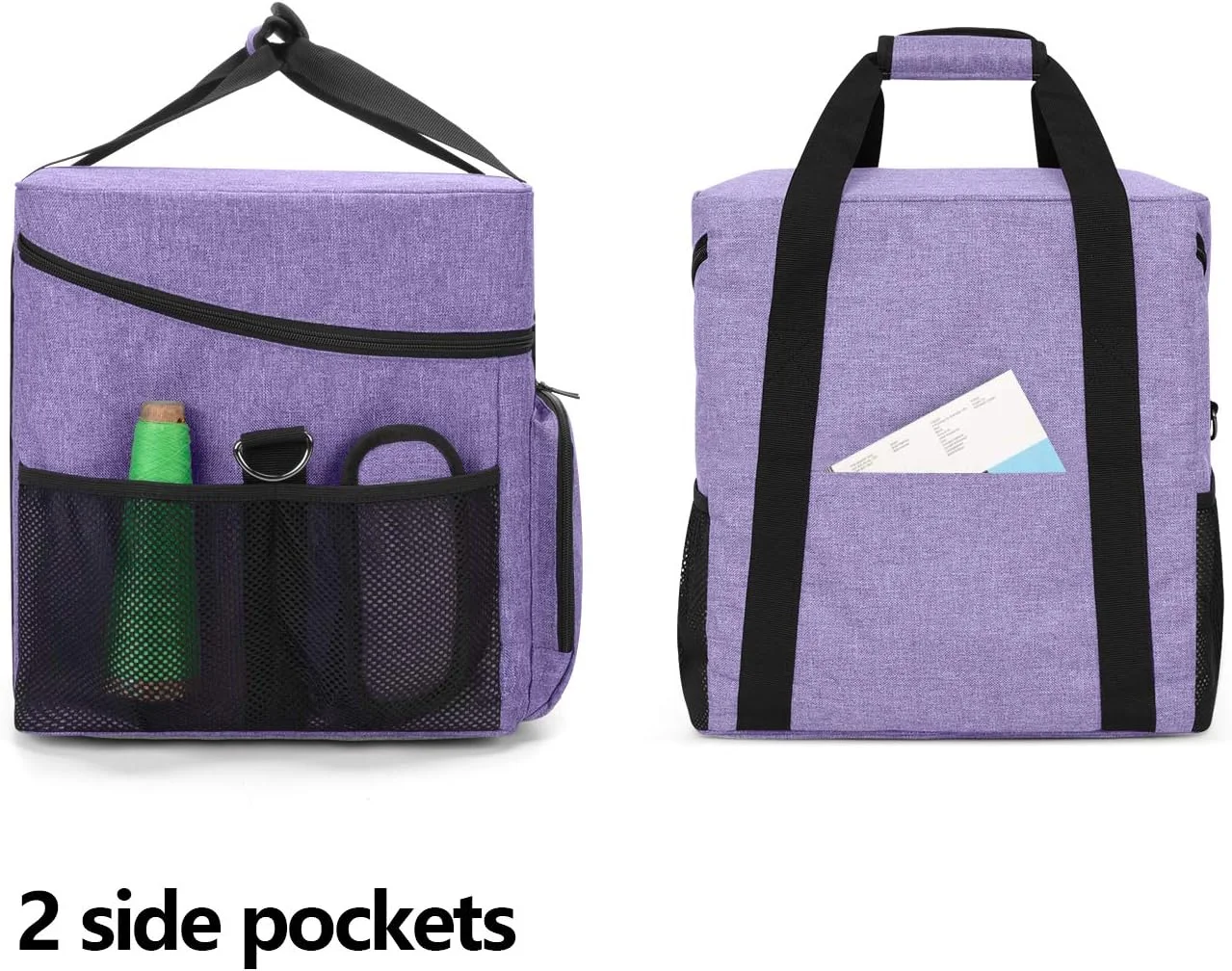 کیف چرخ سردوز لوکسیا مناسب برای اکثر چرخ‌های سردوز استاندارد، کیف سردوز با جیب‌های نگهداری لوازم جانبی (طراحی ثبت شده) بنفش CALX11902