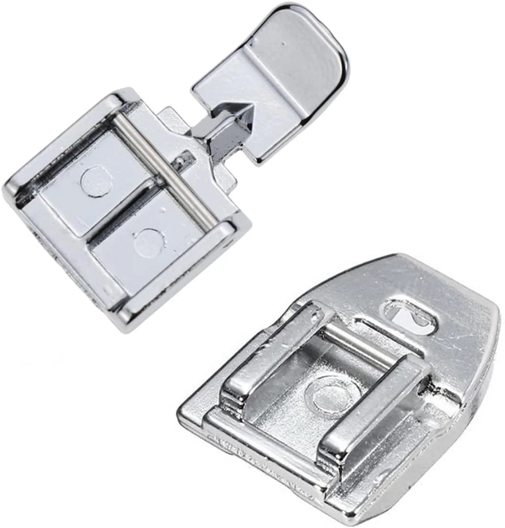 یک عدد پایه زیپ و یک عدد پایه چرخ خیاطی زیپ مخفی برای اکثر چرخ خیاطی های پایه کوتاه Singer، Brother، Janome، Babylock