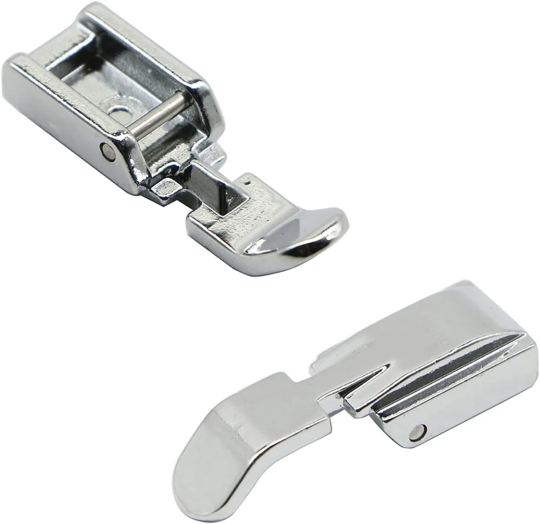 مجموعه 4 عددی پایه زیپ دوزی چرخ خیاطی Stormshopping، شامل پایه زیپ دوزی باریک و مخفی، مناسب برای اکثر چرخ خیاطی های پایه کوتاه Singer، Brother، Janome، Babylock