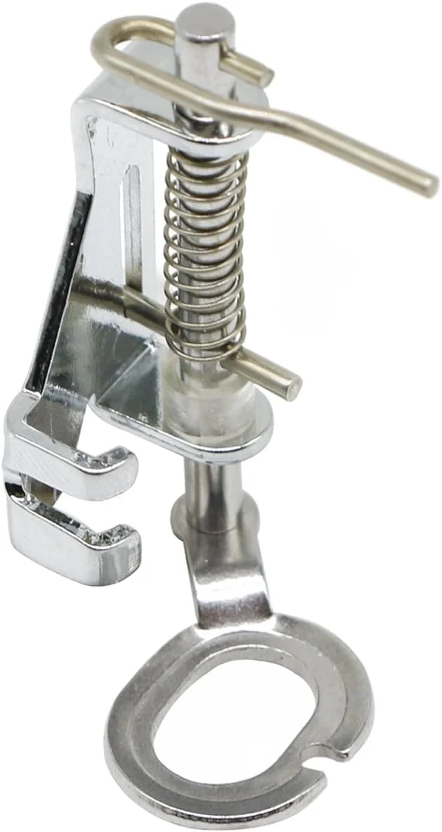 پایه فلزی بزرگ مخصوص رفو و دوخت آزاد چرخ خیاطی - مناسب برای تمام چرخ خیاطی های پایه کوتاه سینگر، برادر، بیبی لاک، یورو پرو، ژانومه، کنمور، وایت، جوکی، نیو هوم، سیمپلیسیتی، النا و غیره.