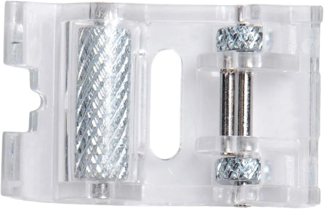 دو عدد پایه غلطکی چرخ خیاطی و پایه تفلون زیگزاگ نچسب چرخ خیاطی - مناسب برای تمام چرخ خیاطی های پایه کوتاه Singer، Brother، Babylock، Janome