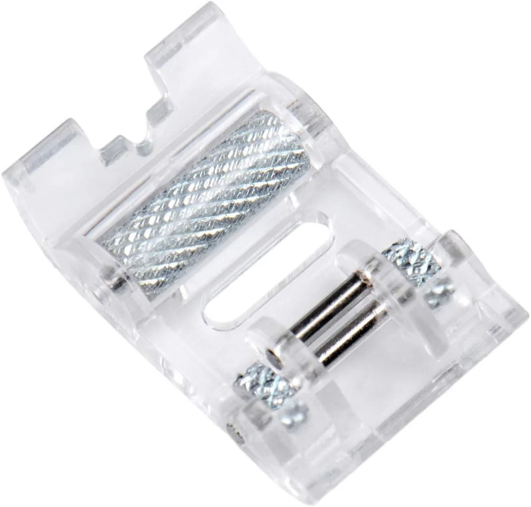 دو عدد پایه غلطکی چرخ خیاطی و پایه تفلون زیگزاگ نچسب چرخ خیاطی - مناسب برای تمام چرخ خیاطی های پایه کوتاه Singer، Brother، Babylock، Janome