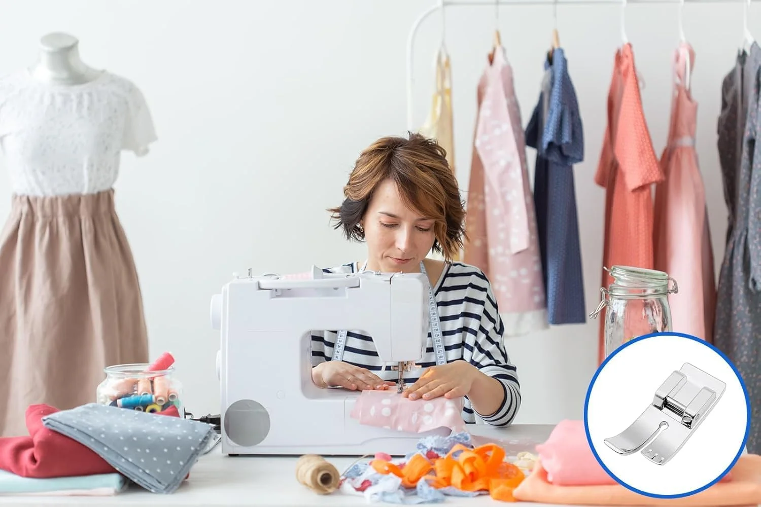 پایه دوخت مستقیم مناسب برای چرخ خیاطی های یونیورسال (تک سایز)