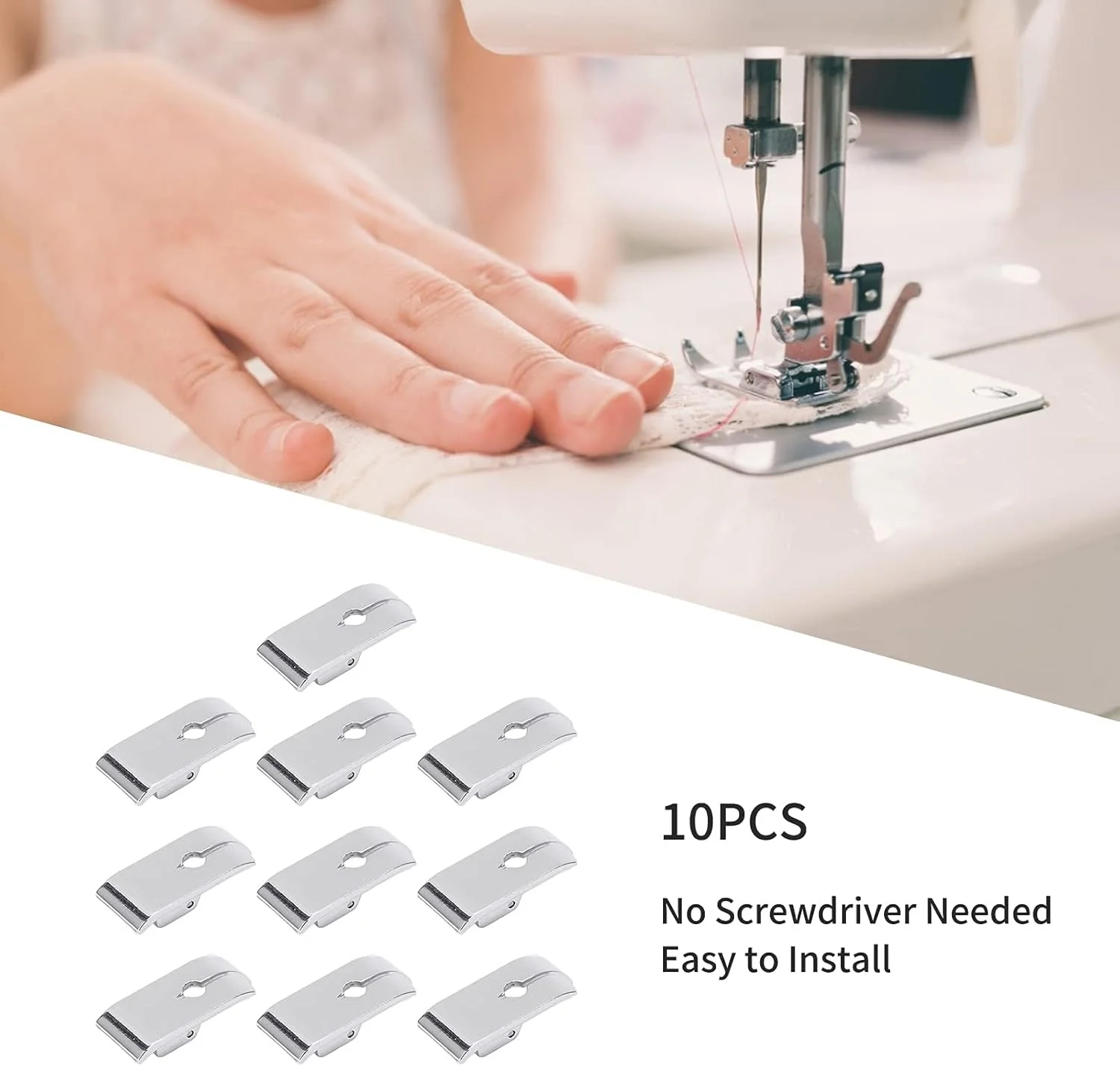 ۱۰ عدد پایه دوخت مستقیم، بادوام و چند منظوره، مناسب برای چرخ خیاطی ۱۰ عدد پایه دوخت مستقیم، بادوام و چند منظوره، مناسب برای چرخ خیاطی