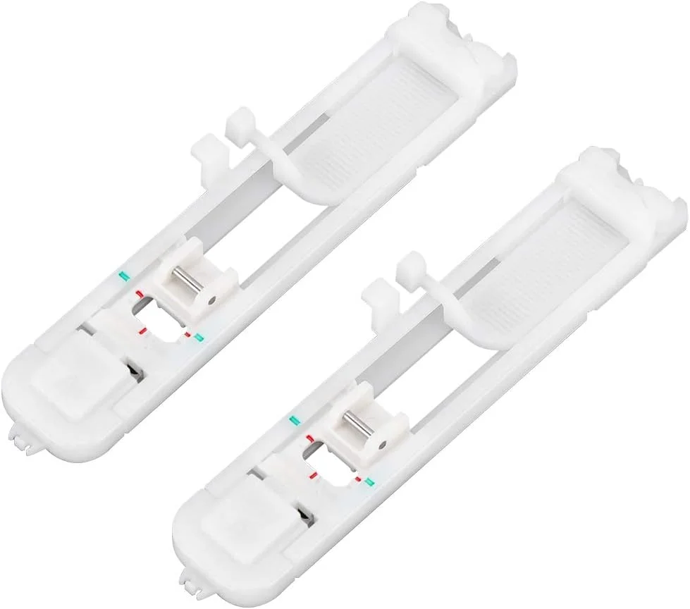 ۲ عدد پایه دوخت، مناسب برای قطعات ضروری چرخ خیاطی با طراحی جا دکمه ای کشویی، مناسب برای دوخت خانگی