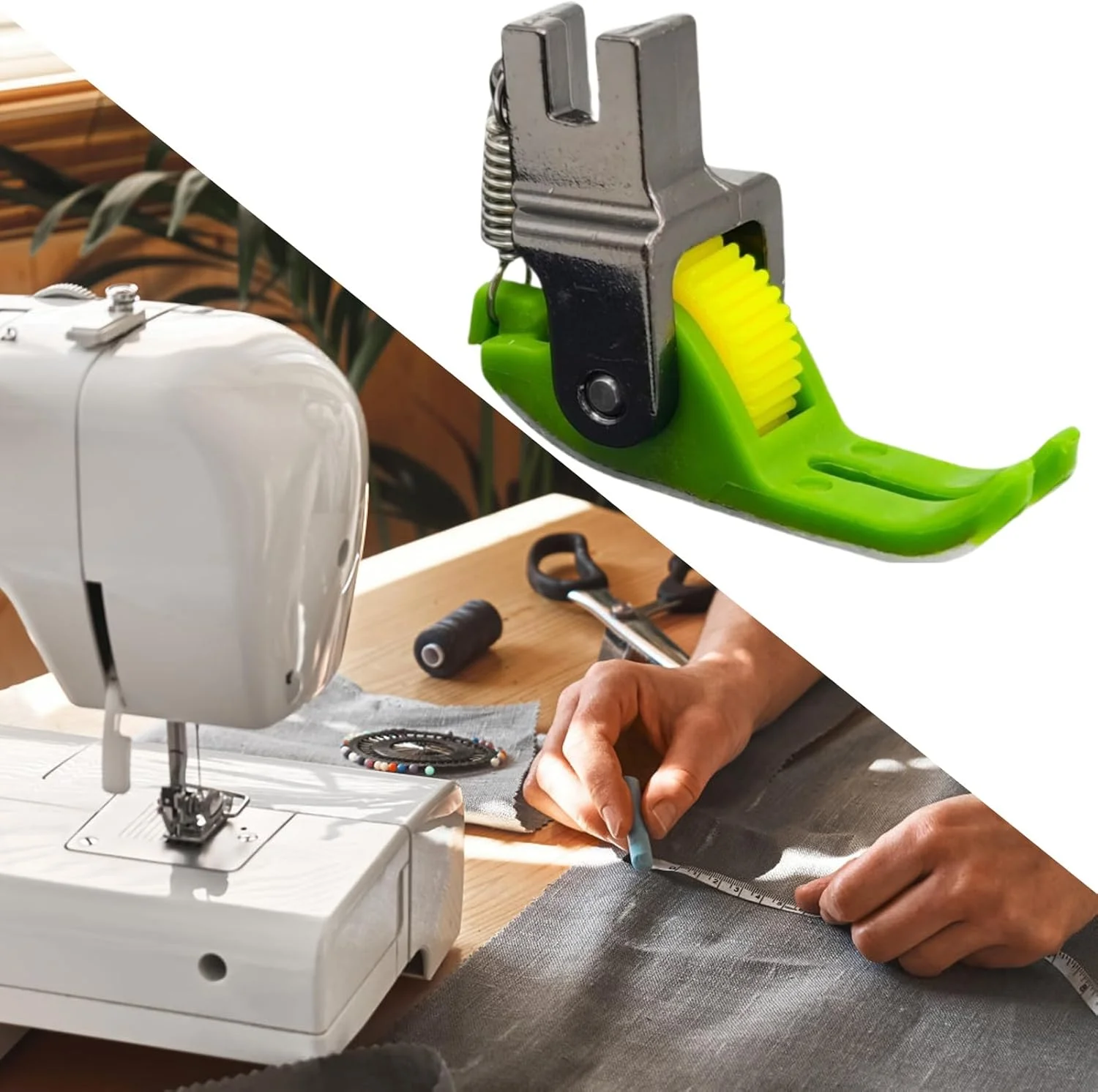 پایه دوخت مستقیم - پایه چرخ خیاطی چند منظوره برای جین، چرم و چرخ های راسته دوز