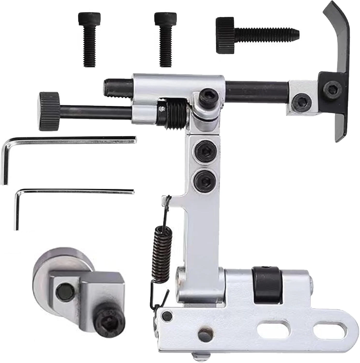 راهنمای لبه های معلق فلزی برای چرخ خیاطی، جایگزینی راهنمای لبه های آویزان معلق برای چرم ضخیم و پارچه سنگین فلزی