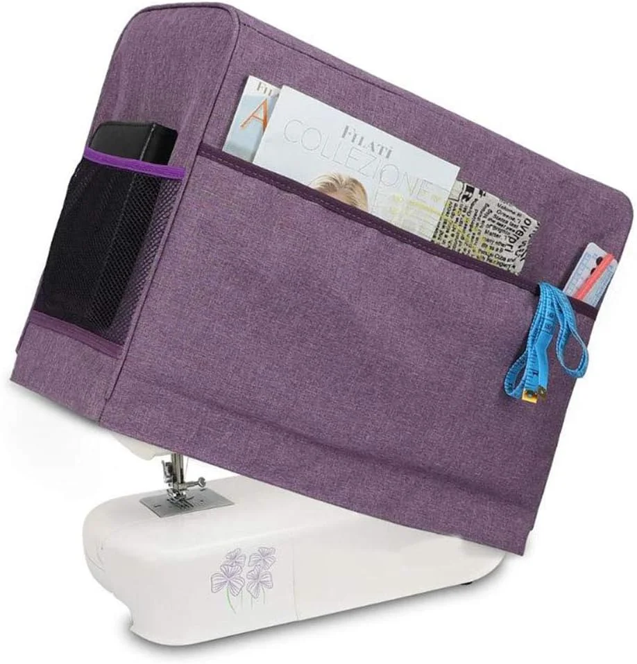 روکش ضدآب چرخ خیاطی با جیب برای کیف نگهداری چرخ خیاطی