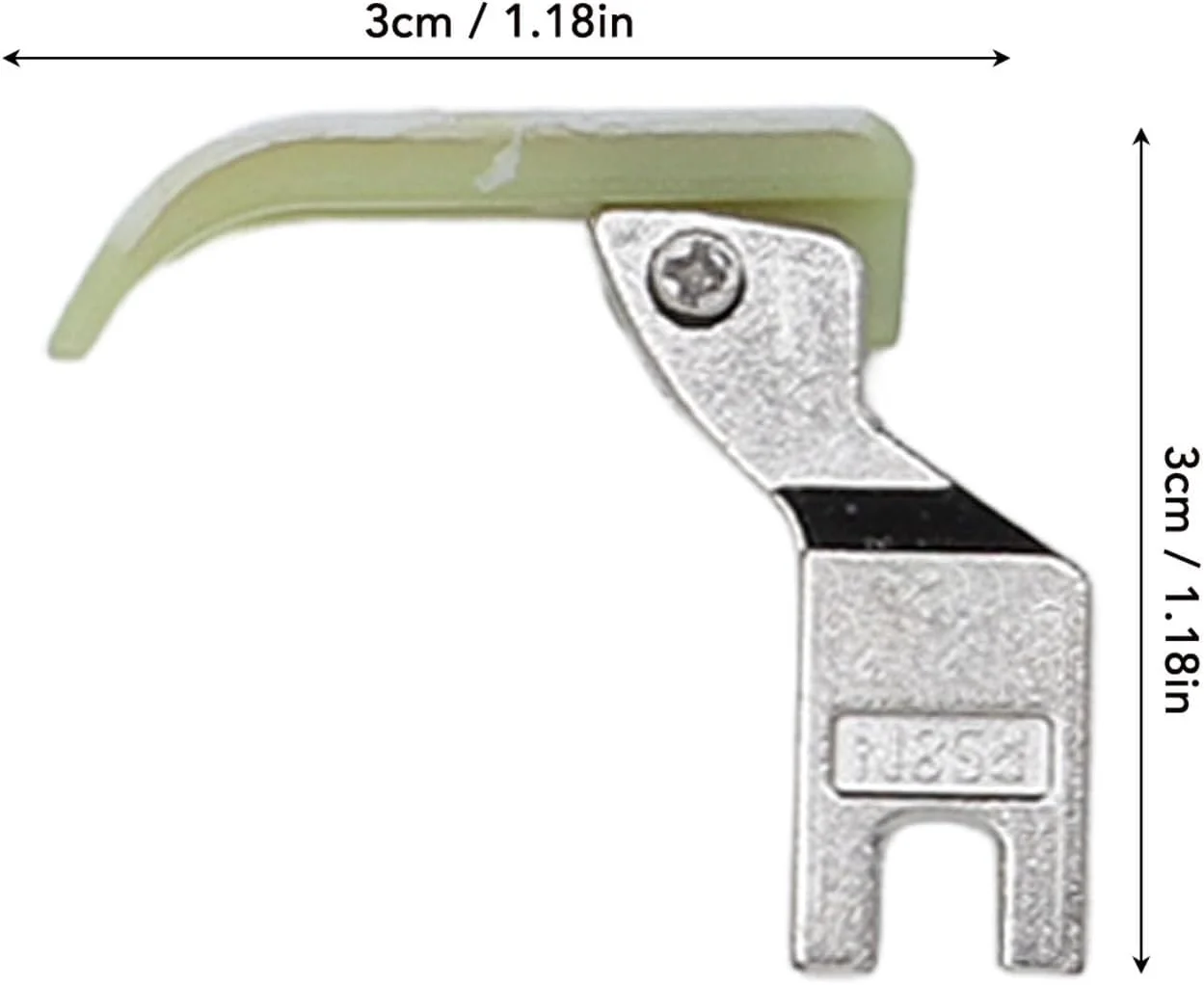 پایه صاف کننده سانیسفا 0.3 سانتی متری، مقاوم در برابر سایش پا، مناسب برای پایه های باریک چرخ خیاطی با دوخت دقیق و کنترل آسان، جنس پلاستیک فولادی