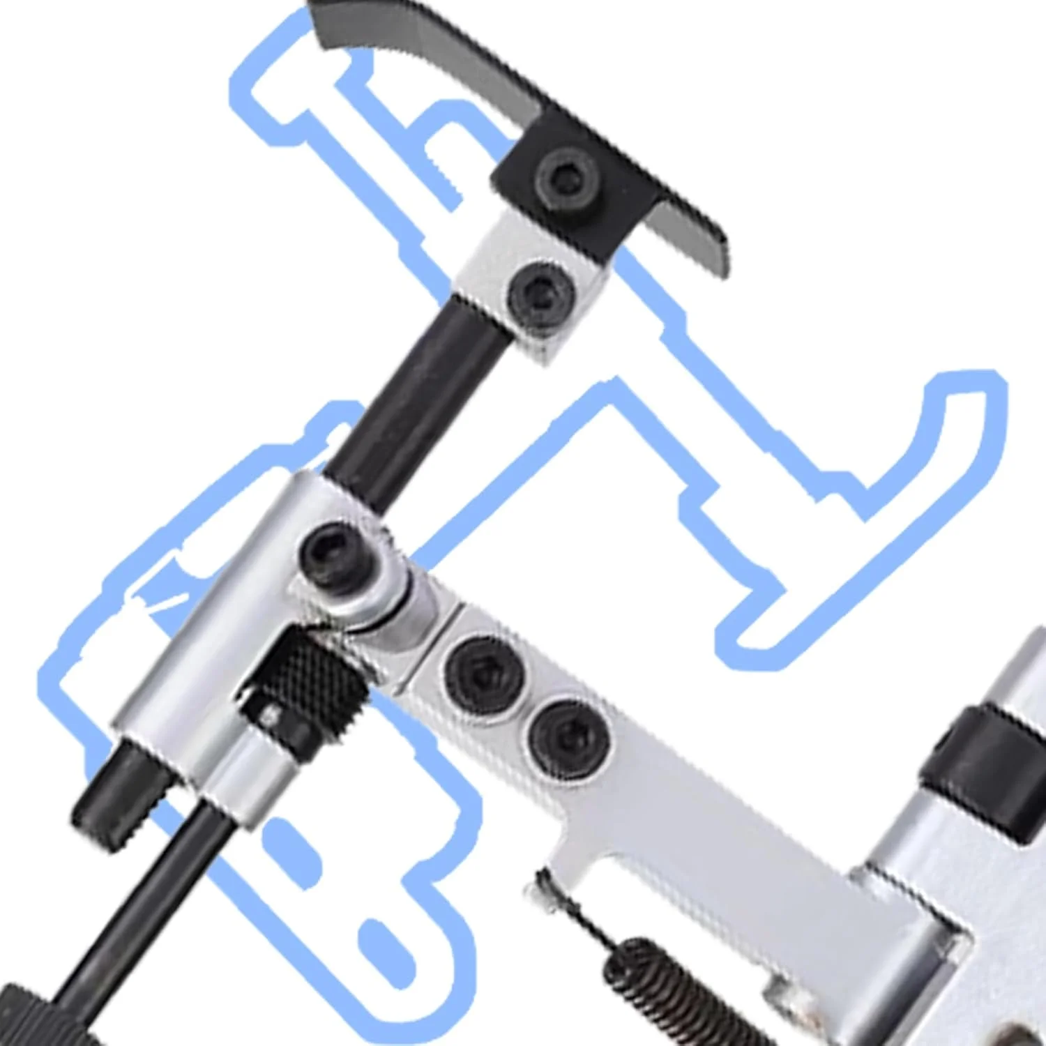 راهنمای لبه های معلق فلزی برای چرخ خیاطی، جایگزینی راهنمای لبه های آویزان معلق برای چرم ضخیم و پارچه سنگین فلزی