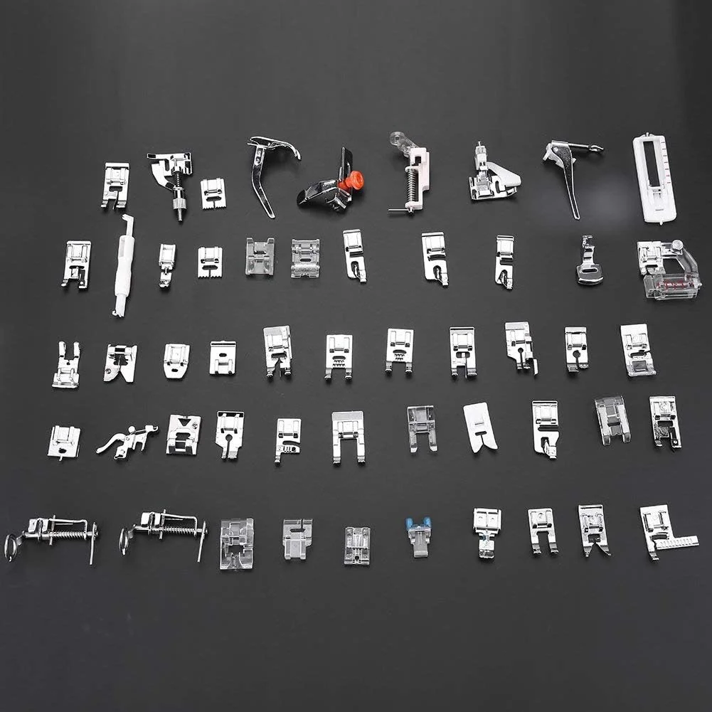 مجموعه 52 عددی پایه های چرخ خیاطی حرفه ای خانگی