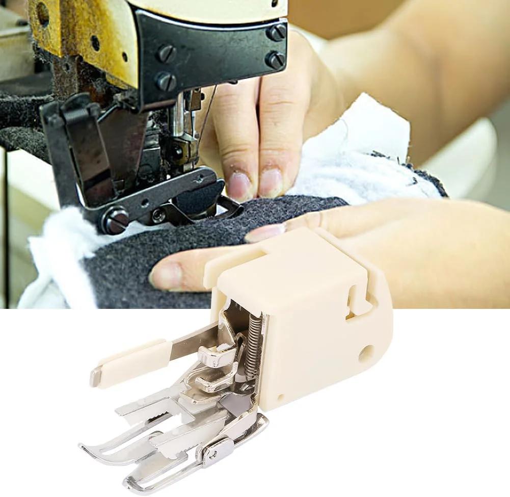 پایه دوخت همزمان با استوانه قفل برای چرخ خیاطی های چند منظوره خانگی، استیل ضد زنگ، جلوگیری از لغزش و چروک شدن پارچه، افزایش راندمان خیاطی