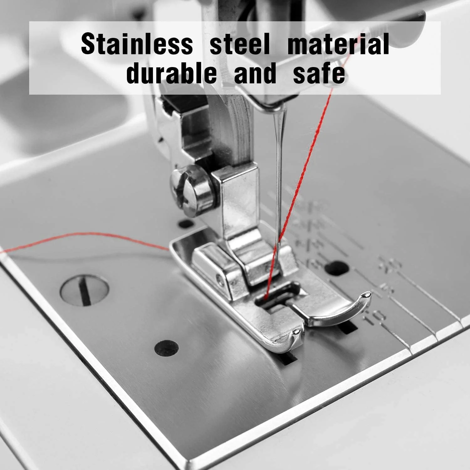 پایه دوخت مستقیم SYOSI، بسته 6 عددی، مناسب برای چرخ خیاطی های خانگی سینگر، برادر، ژانومه، تویوتا و غیره، پایه زیگزاگ برای اکثر چرخ خیاطی ها
