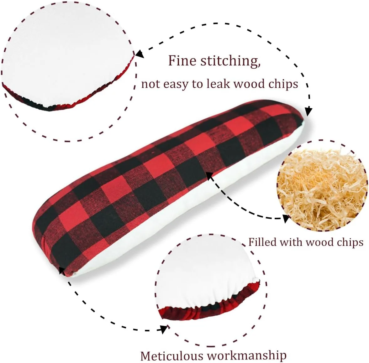 بالشتک خیاطی بلند دم اسبی پر شده از خاک اره برای اتو کشی و خیاطی