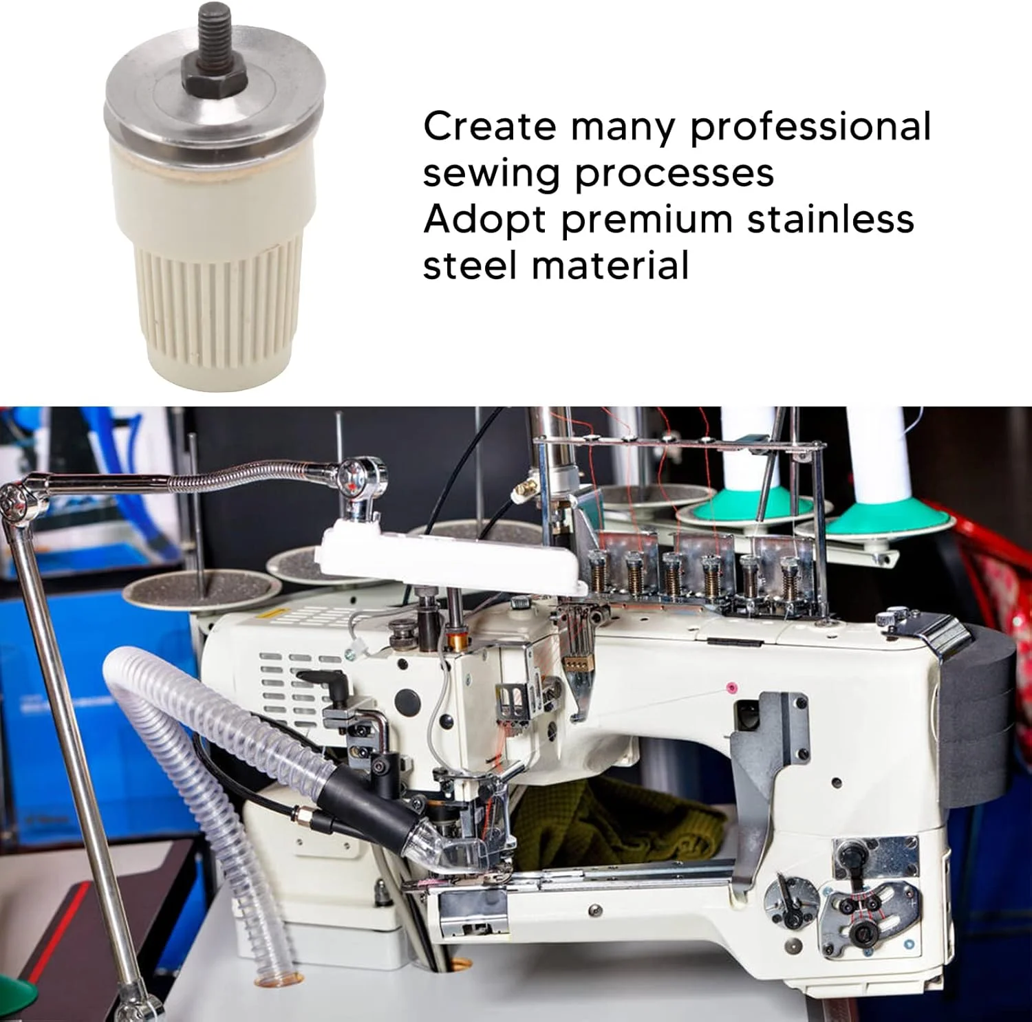 مجموعه تنظیم کشش نخ M700، تنظیم کشش نخ استیل ضد زنگ برای چرخ خیاطی سردوز، 4 عددی