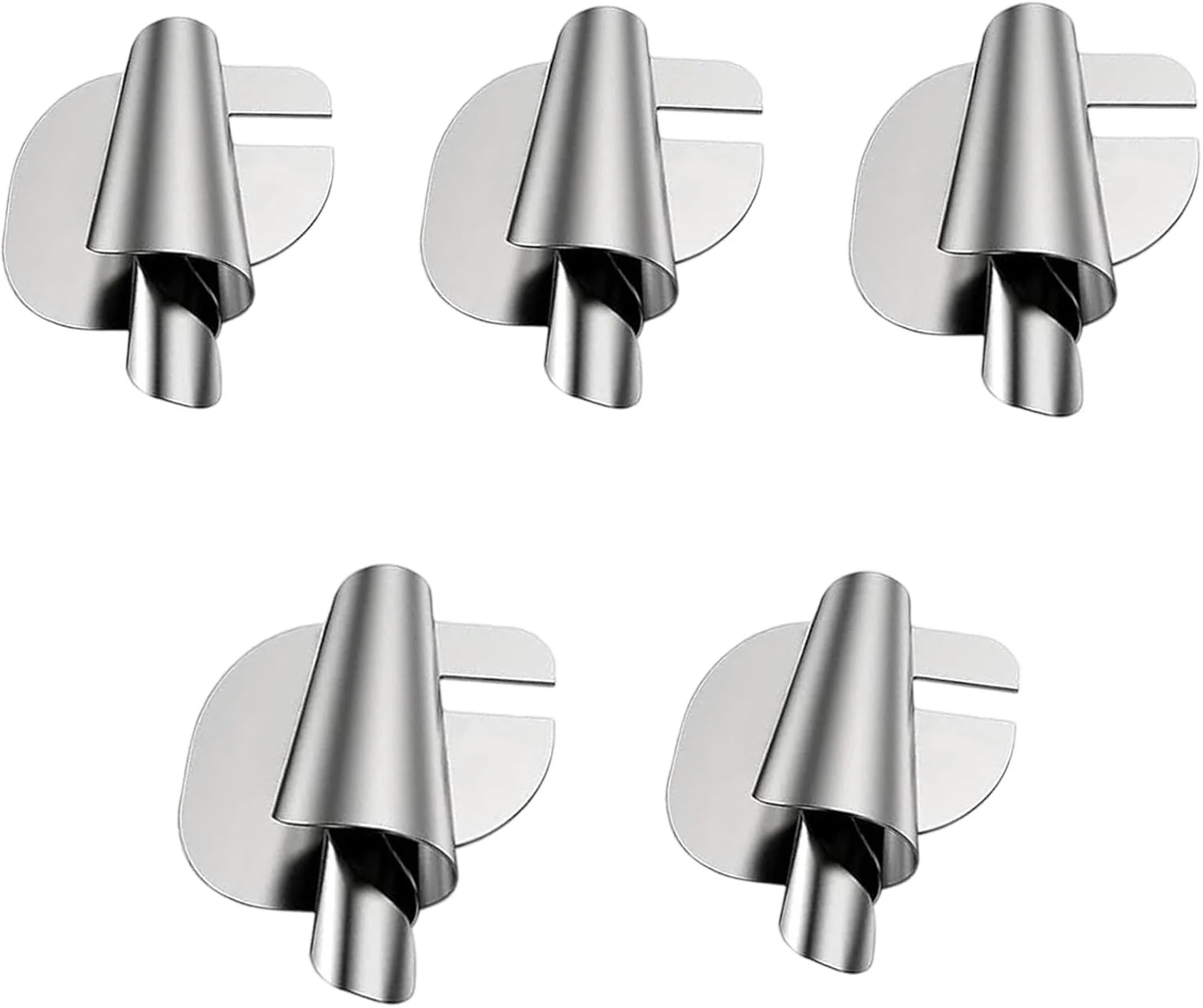 مجموعه 5 عددی لوازم جانبی چرخ خیاطی، پایه لب تو فولادی ضد زنگ، لوازم جانبی 6/7/8/9/10 میلی متری پایه لب تو برای لبه های چرخ خیاطی