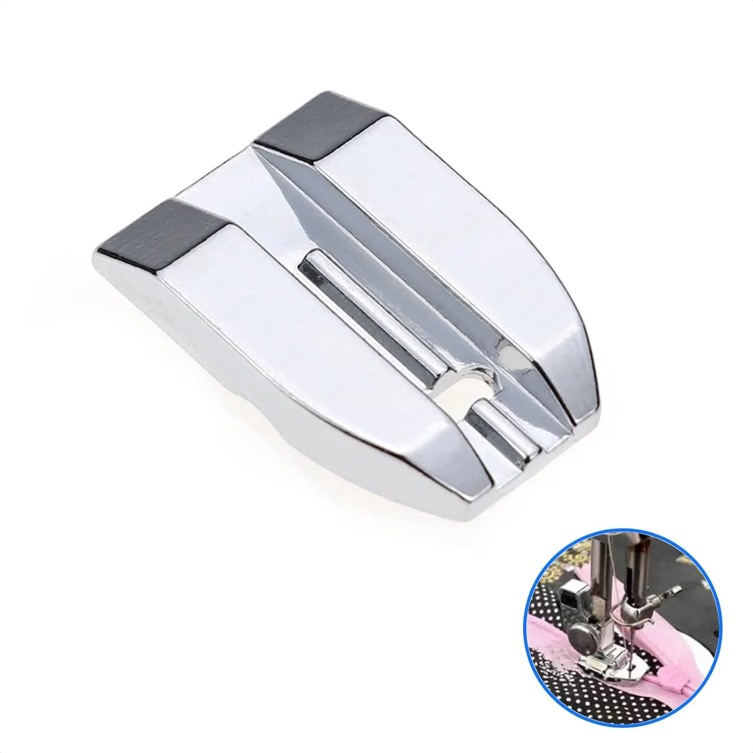 پایه چرخ خیاطی زیپ مخفی TISEKER مناسب برای تمام چرخ خیاطی های پایه کوتاه Singer، Brother، Babylock، Janome، Euro-Pro، Kenmore، White، New Home، Simplicity، Elna، Juki و غیره