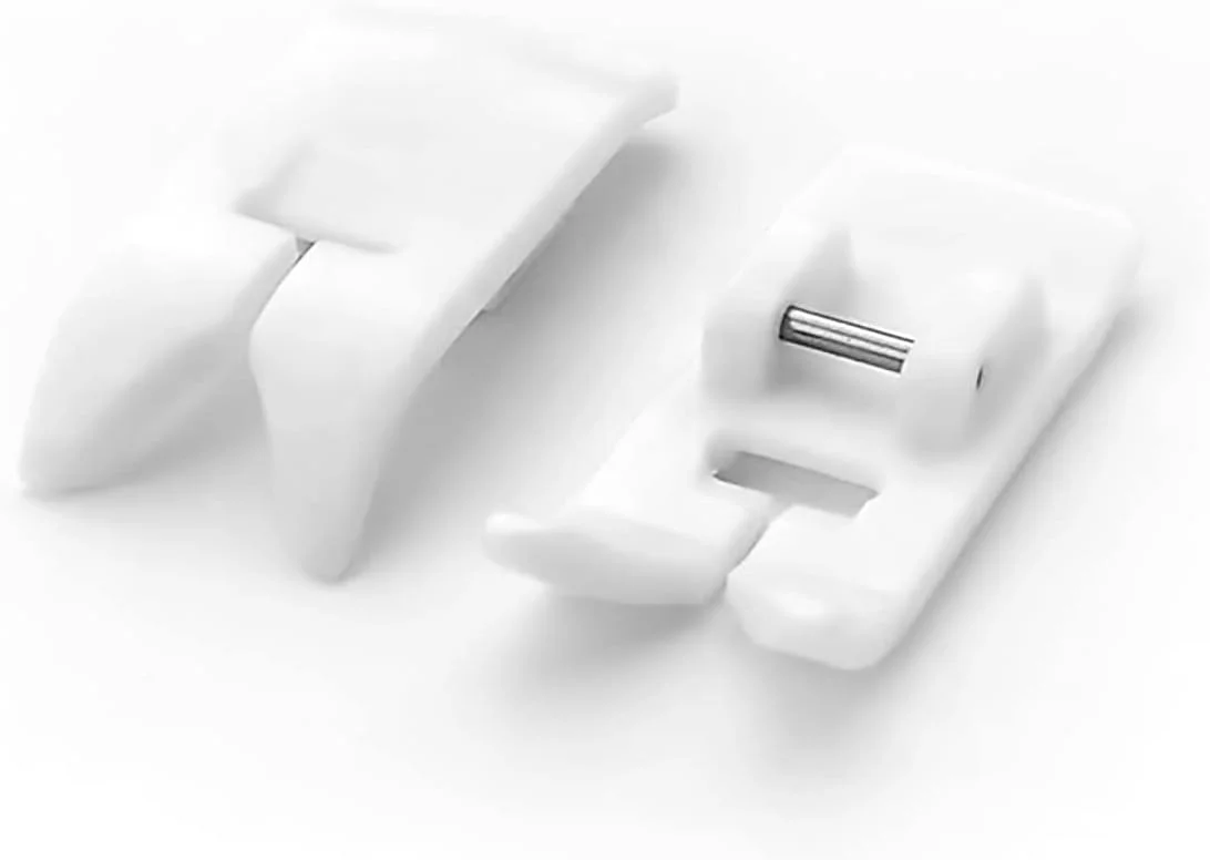 پایه دوخت غلطکی TISEKER، 2 عددی، و پایه زیگزاگ تفلون نچسب - مناسب برای تمام چرخ خیاطی های پایه کوتاه Singer، Brother، Babylock، Janome، Simplicity و غیره