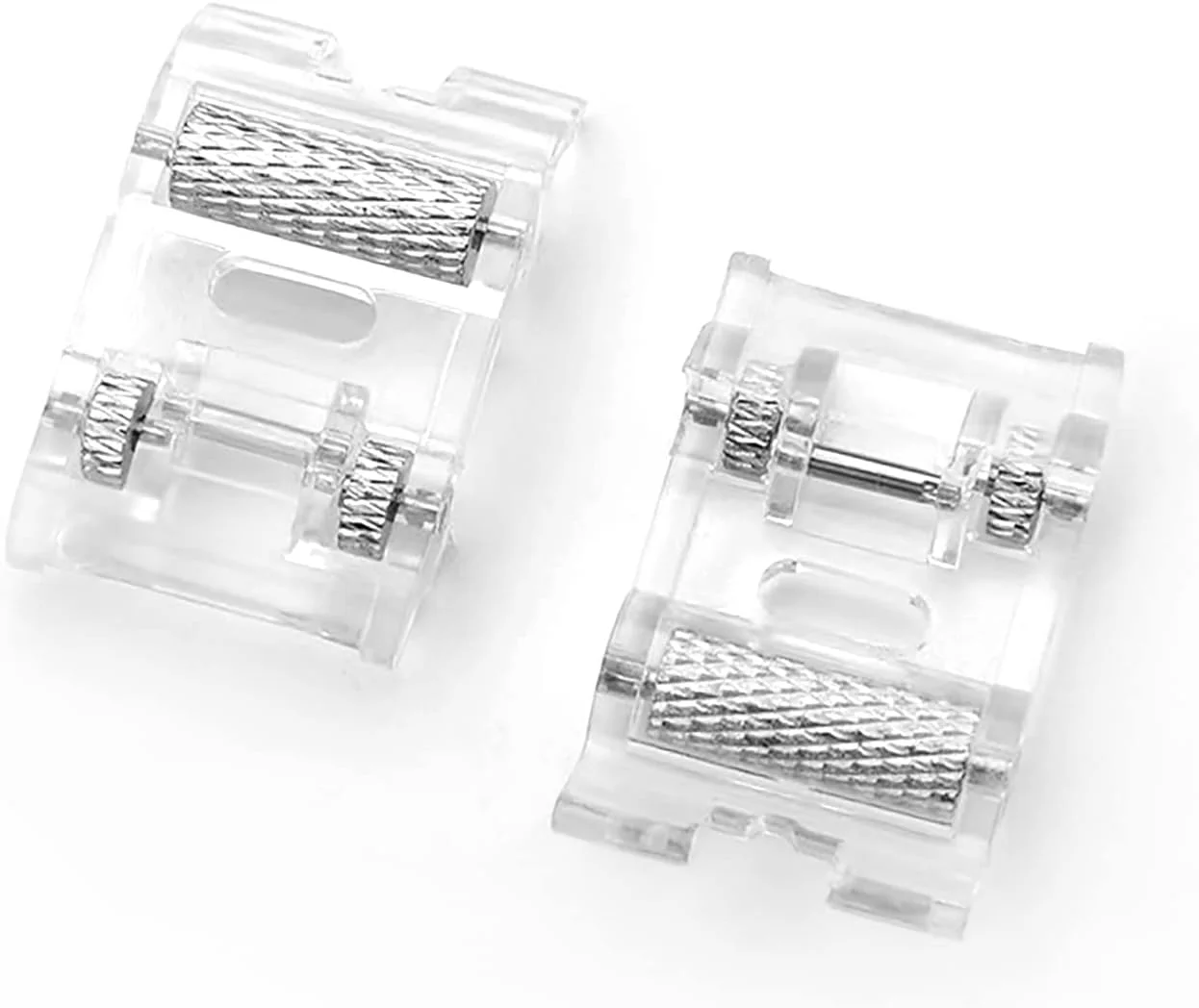 پایه دوخت غلطکی TISEKER، 2 عددی، و پایه زیگزاگ تفلون نچسب - مناسب برای تمام چرخ خیاطی های پایه کوتاه Singer، Brother، Babylock، Janome، Simplicity و غیره