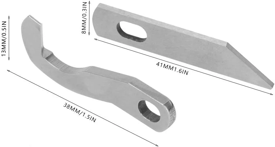 تیغه های بالا و پایین Tnfeeon برای چرخ خیاطی، لوازم جانبی جایگزین تیغه های بالا و پایین سازگار با 925D 929D 1034D 3034D