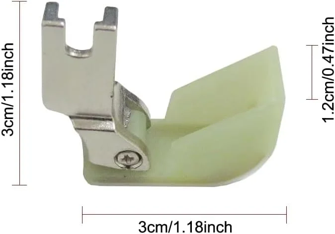 پایه های دوخت تفلون مدل T350 بسته 3 عددی، مناسب برای چرخ خیاطی های صنعتی Brother Consew Juki Mitsubishi Singer Sunstar