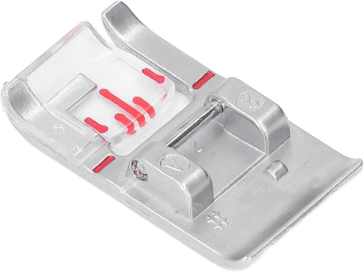 پایه فشاری 2A، شفاف، مقاوم در برابر سایش، پایه فشاری چرخ خیاطی استیل ضد زنگ کاربردی سازگار با چرخ خیاطی های فاف، دید و دقت را بهبود می بخشد