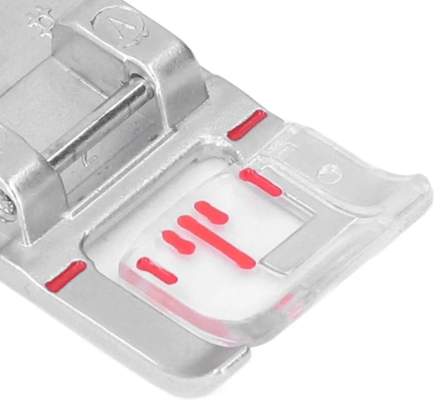 پایه فشاری 2A، شفاف، مقاوم در برابر سایش، پایه فشاری چرخ خیاطی استیل ضد زنگ کاربردی سازگار با چرخ خیاطی های فاف، دید و دقت را بهبود می بخشد