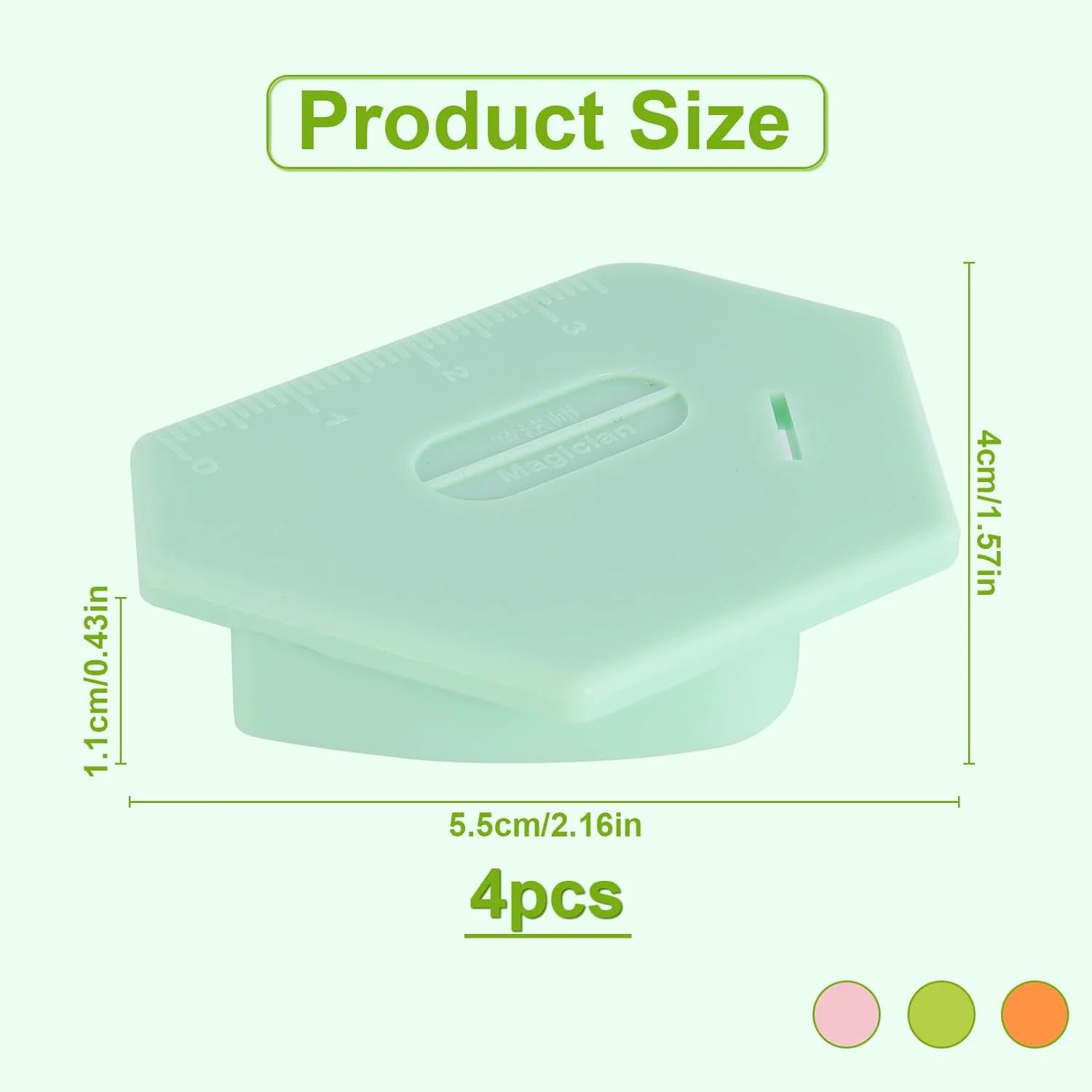 بسته 4 عددی راهنمای درز مغناطیسی، راهنمای درز مغناطیسی برای چرخ خیاطی، لوازم جانبی خیاطی چند منظوره برای چرخ خیاطی، ابزار آموزشی بست چند منظوره