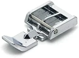 پایه زیپ دوزی پهن برای چرخ خیاطی | پایه کوتاه فشاری | قابل استفاده برای Brother، Singer، Janome، Babylock، Kenmore، Juki، New Home، Elna و Simplicity | ®