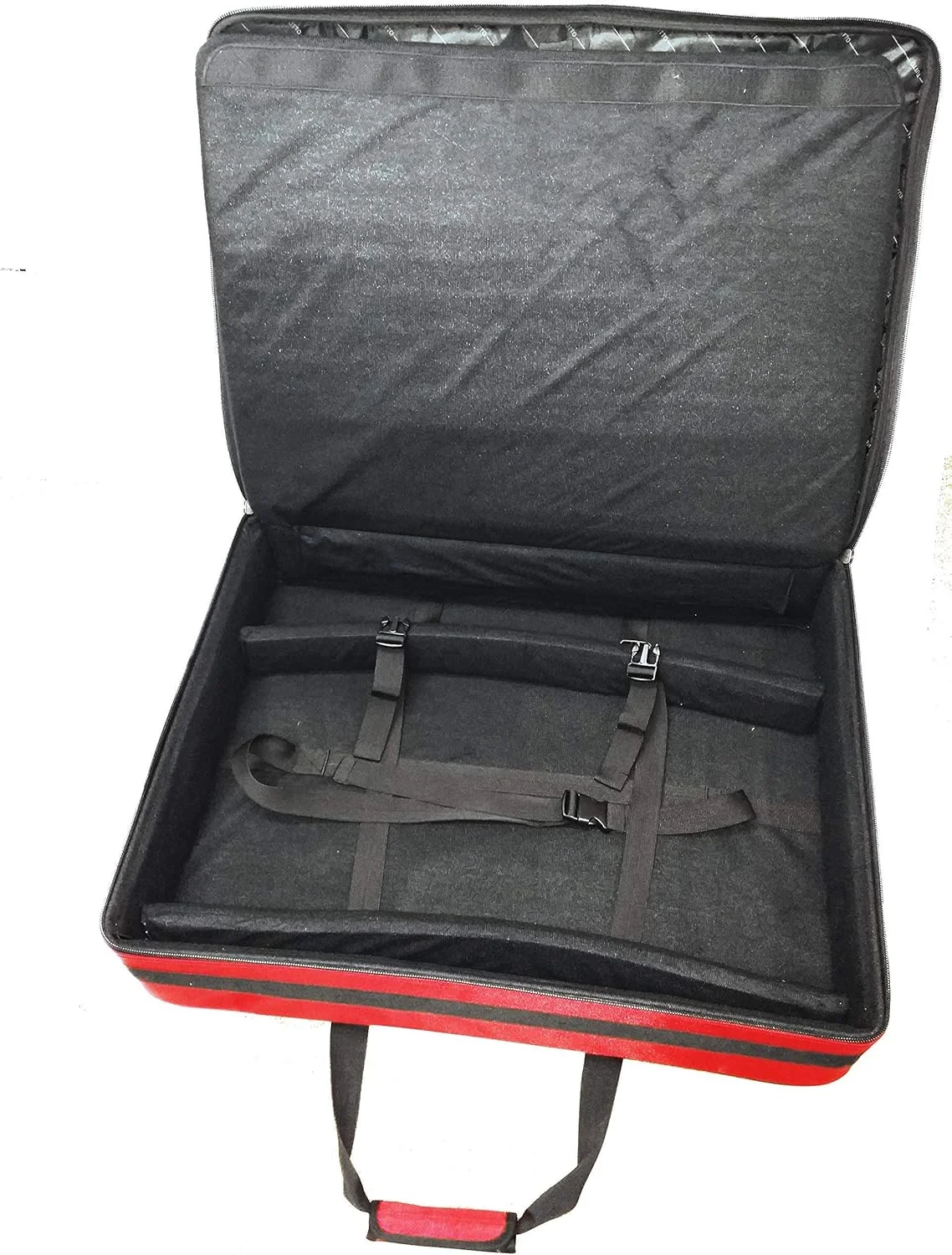 کیف گلدوزی تاتّو مدل مسکات متروپولیتن، خیلی بزرگ، قرمز، XL