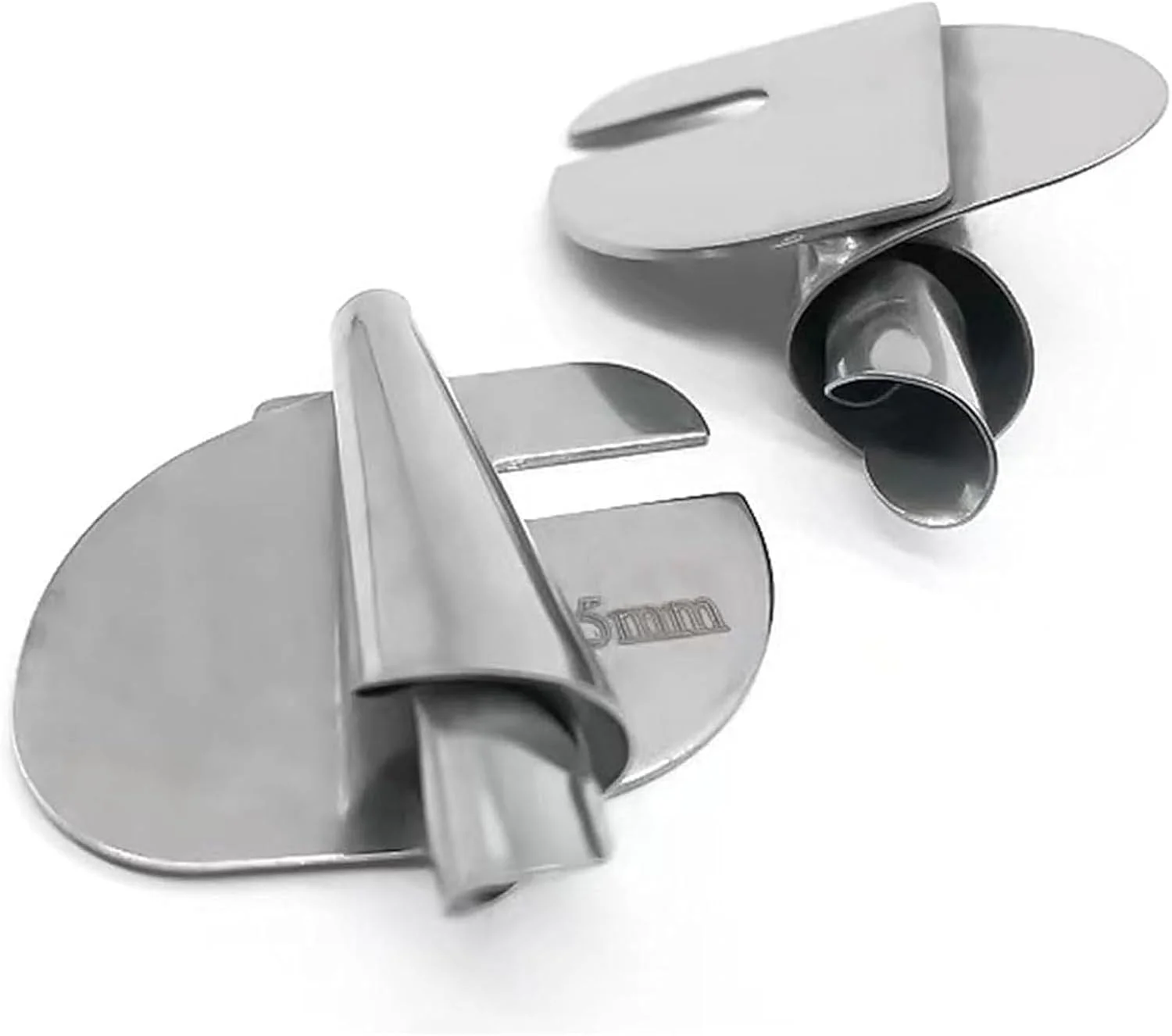 پایه لب تو جهانی چرخ خیاطی، پایه فشارنده لبه پهن، مجموعه پایه های فشار چرخ خیاطی، پایه لب تو خمیده اسکرول خانگی و صنعتی (3/4/5/6 میلی متر - 4 عدد)