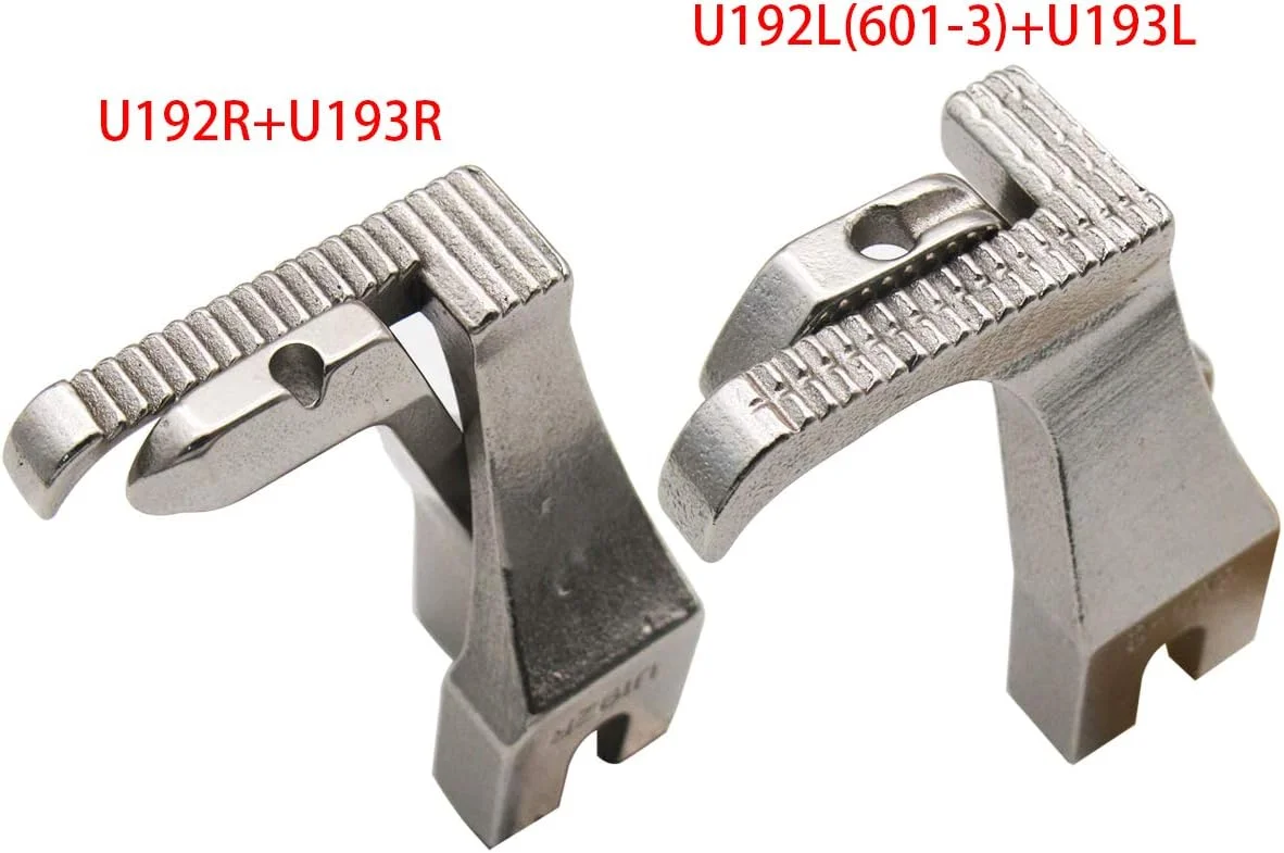 برند CKPSMS - 2 ست #U192R+U193R و U192L(601-3)+U193L پایه زیپ دوزی انگشتی راست و چپ سازگار با/جایگزین برای Consew 205RB / Brother B797 / JUKI 1181 DU-1181N