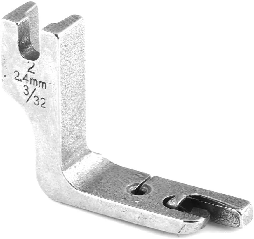 پایه زیپ دوزی صنعتی یونیورسال، پایه دوخت زیپ و لبه رول شده برای دستگاه های تخت تک سوزنه، جایگزین