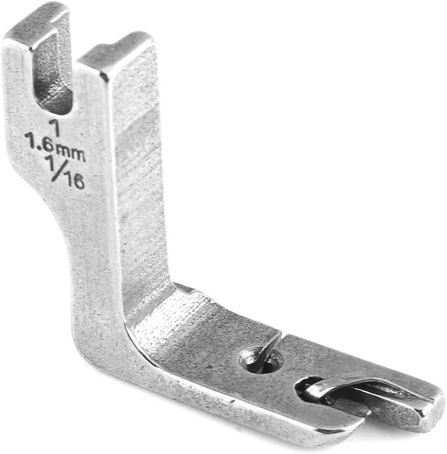 پایه زیپ دوزی صنعتی یونیورسال، پایه دوخت زیپ و لبه های رول شده برای دستگاه های تخت تک سوزنه