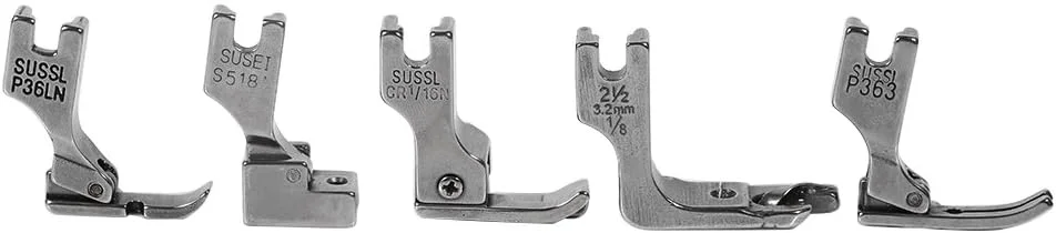 17 مجموعه لوازم جانبی پایه چرخ خیاطی صنعتی تخت جهانی + جعبه 17 مجموعه لوازم جانبی پایه چرخ خیاطی صنعتی تخت جهانی + جعبه