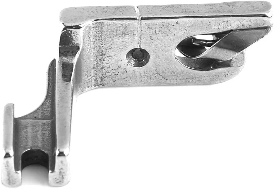 پایه های چرخ خیاطی صنعتی یونیورسال، پایه زیپ، پایه فشار دهنده زیپ چرخ خیاطی، لبه رول شده برای لوازم جانبی جایگزین تخت تخت تک سوزنه