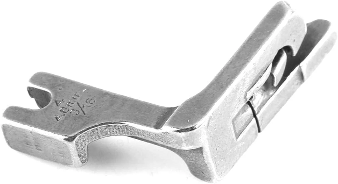 پایه دوخت لب تو (لبه گردان) تک سوزنه صنعتی تخت، سایز 4.8 میلی متر