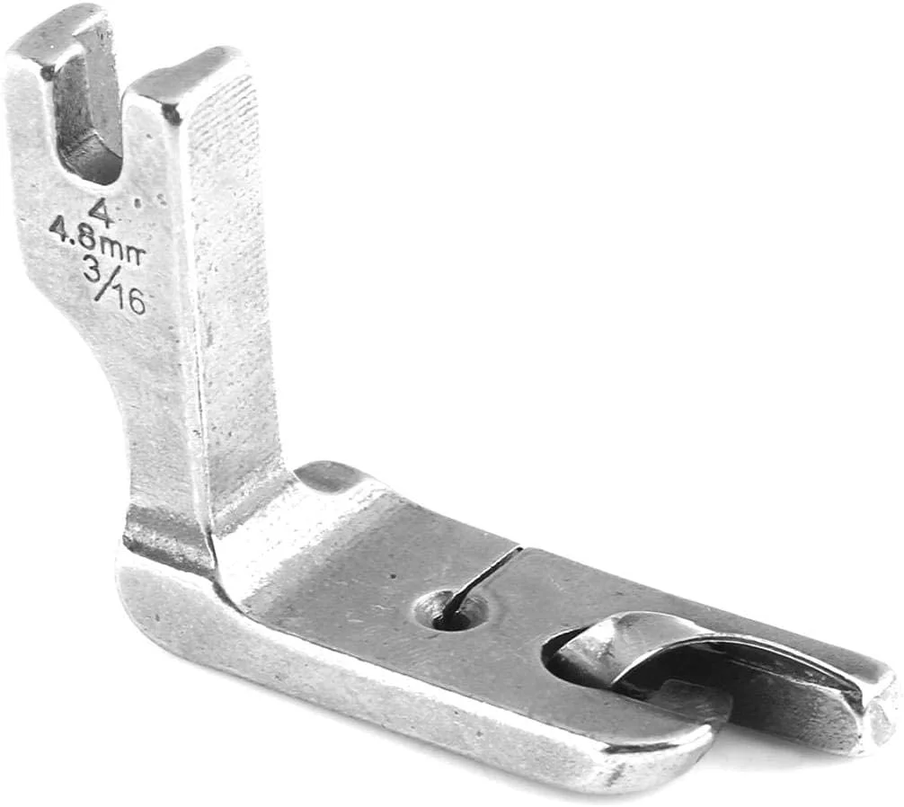 پایه دوخت لب تو (لبه گردان) تک سوزنه صنعتی تخت، سایز 4.8 میلی متر پایه دوخت لب تو (لبه گردان) تک سوزنه صنعتی تخت، سایز 4.8 میلی متر