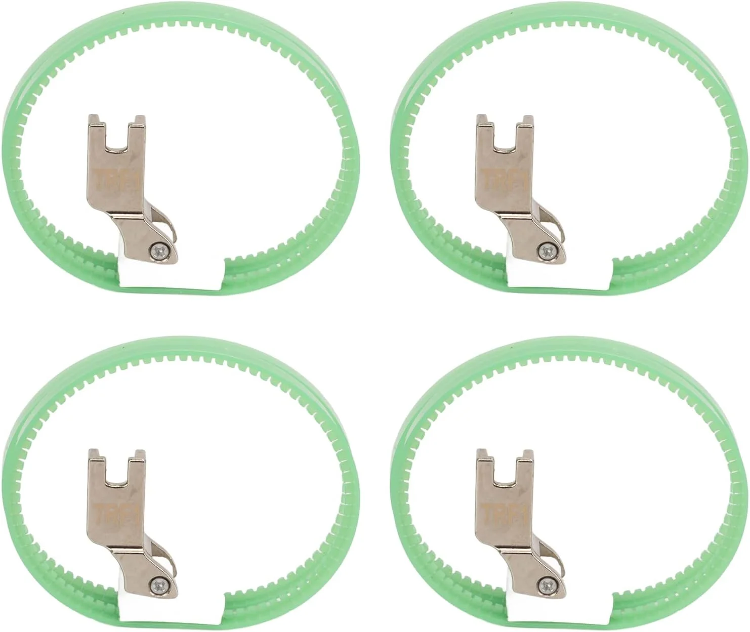 ۴ عدد پایه دو حلقه ای پرس جهانی، پایه های چرخ خیاطی صنعتی پلاستیکی برای قطعات یدکی چرخ خیاطی حرفه ای بزرگ ۴ عدد پایه دو حلقه ای پرس جهانی، پایه های چرخ خیاطی صنعتی پلاستیکی برای قطعات یدکی چرخ خیاطی حرفه ای بزرگ