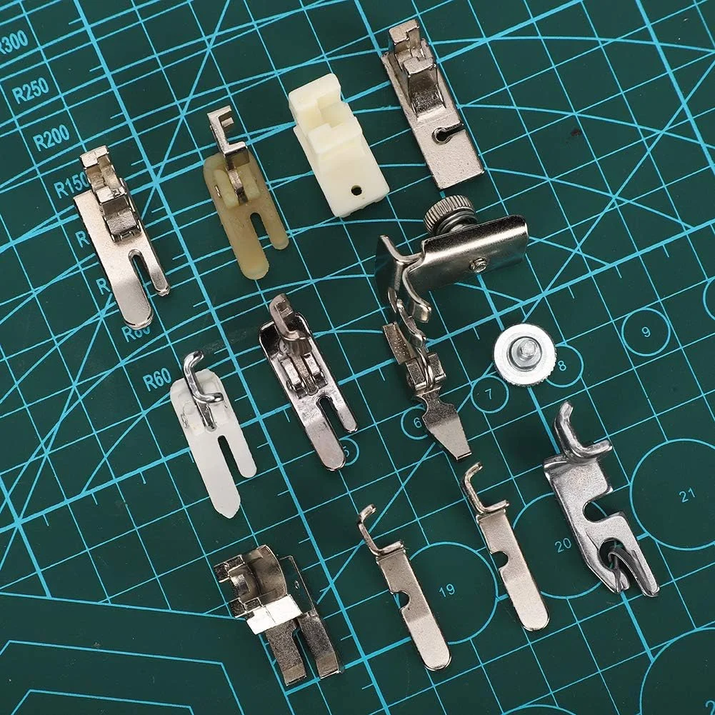 پایه های دوخت یونیورسال، قطعات جایگزین مناسب پایه های چرخ خیاطی استیل ضد زنگ برای خیاطی DIY