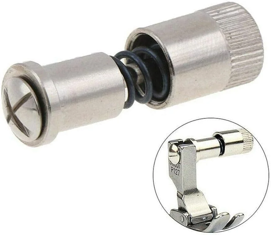 پیچ پایه فشار دهنده جایگزین تخت جهانی خودرو، کمک سریع، پایه چرخ خیاطی صنعتی، قطعات ماشین