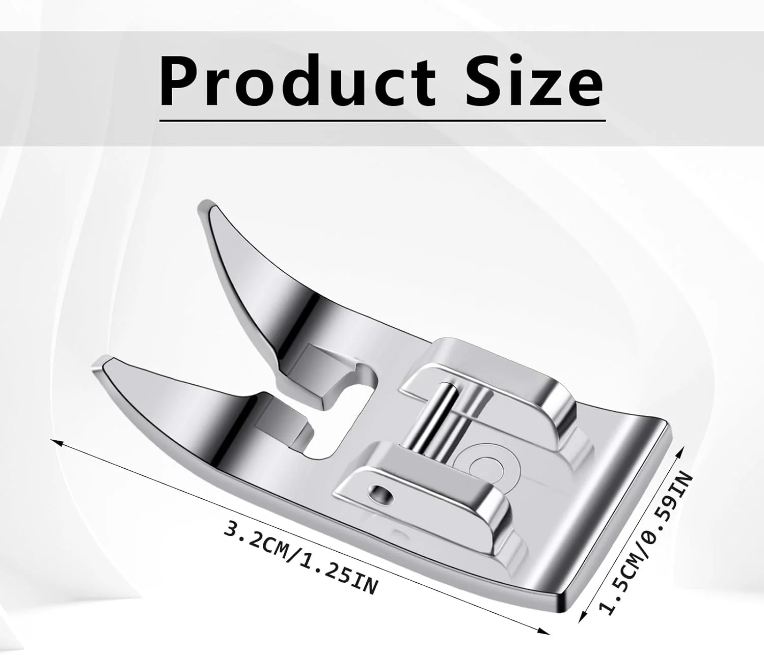 ۲ عدد پایه چرخ خیاطی چند منظوره یونیورسال، پایه دوخت مستقیم، پایه زیگزاگ، لوازم جانبی چندکاره مناسب برای تمام چرخ خیاطی های پایه کوتاه سینگر، برادر، ژانومه، بیبی لاک