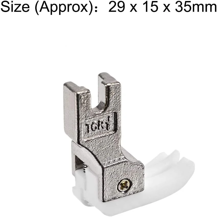 پایه دوخت لبه تیفلون TCR-1/8 اینچ uxcell، مناسب برای چرخ خیاطی های صنعتی تک سوزنه Juki، Singer و سایر چرخ ها
