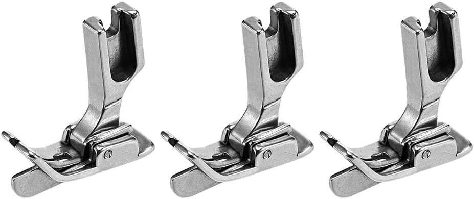 پایه دوخت لبه دار لولایی چرخ خیاطی صنعتی uxcell #SP-18R با راهنمای سمت راست 3 میلی متری، 3 عدد پایه دوخت لبه دار لولایی چرخ خیاطی صنعتی uxcell #SP-18R با راهنمای سمت راست 3 میلی متری، 3 عدد