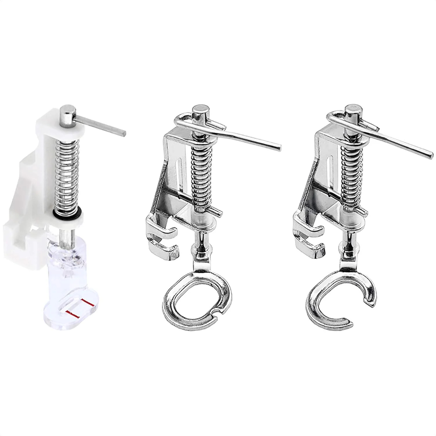 پایه های فلزی بزرگ سه عددی VANICE برای گلدوزی/دوخت آزاد مناسب برای همه چرخ خیاطی های پایه کوتاه Brother Singer Janome Babylock و سایر چرخ خیاطی ها - شامل پنجه بسته، پنجه باز و پایه لحاف دوزی پایه های فلزی بزرگ سه عددی VANICE برای گلدوزی/دوخت آزاد مناسب برای همه چرخ خیاطی های پایه کوتاه Brother Singer Janome Babylock و سایر چرخ خیاطی ها - شامل پنجه بسته، پنجه باز و پایه لحاف دوزی