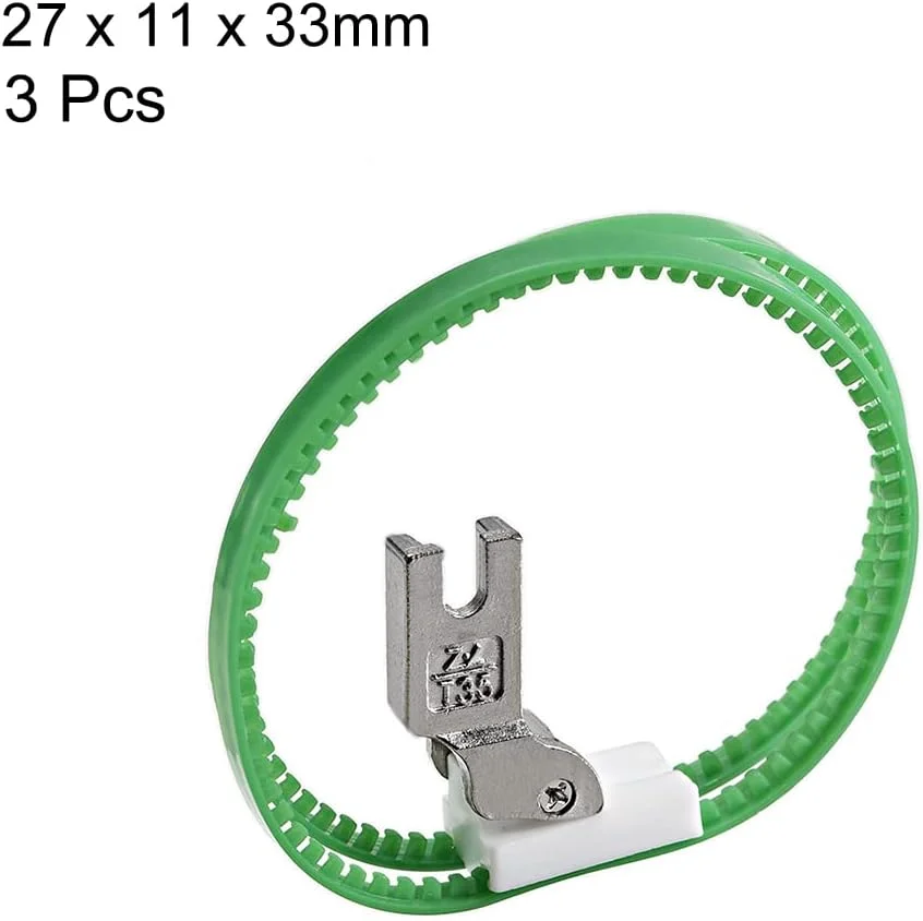 پایه دوخت حلقه نایلونی چرخ خیاطی صنعتی #T35 uxcell برای پایه بلند، 3 عدد