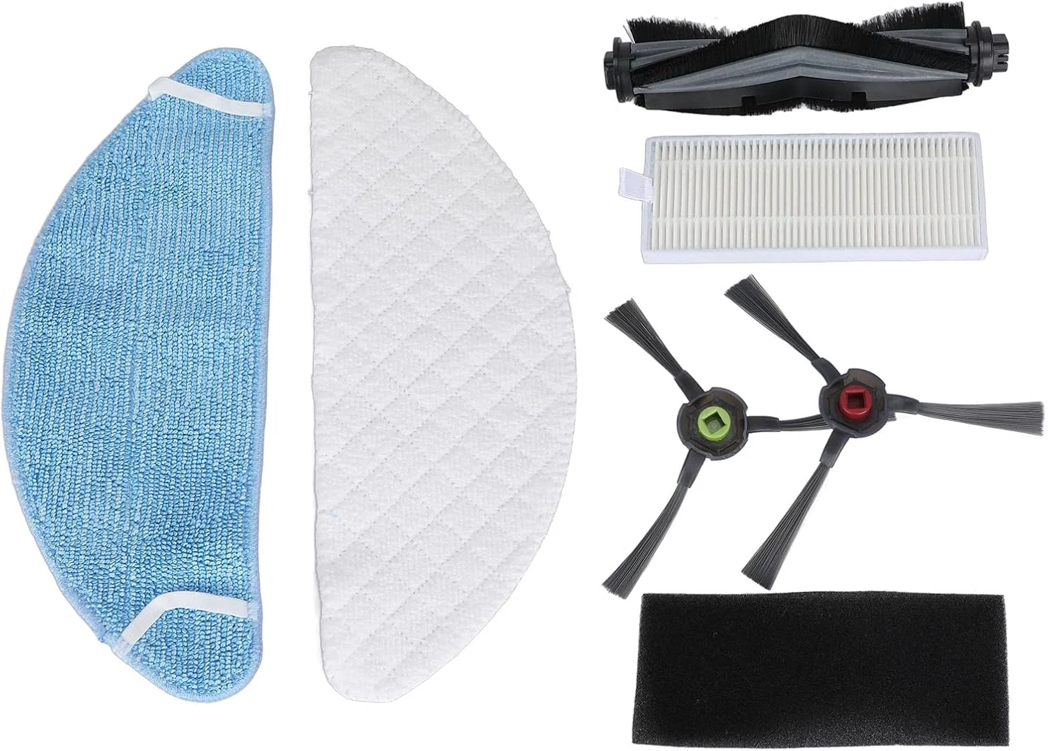 کیت لوازم جانبی جاروبرقی، برس چرخشی قابل شستشو، برس جانبی، صفحه فیلتر برای Yeedi K650